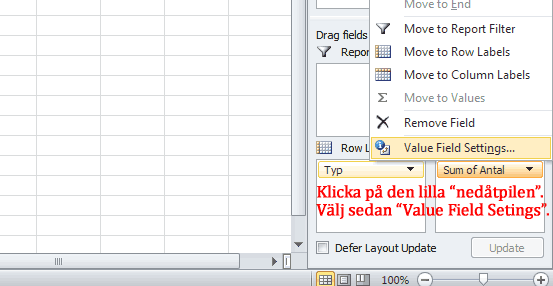 Pivottabeller i Excel Komplett guide för sammanställning